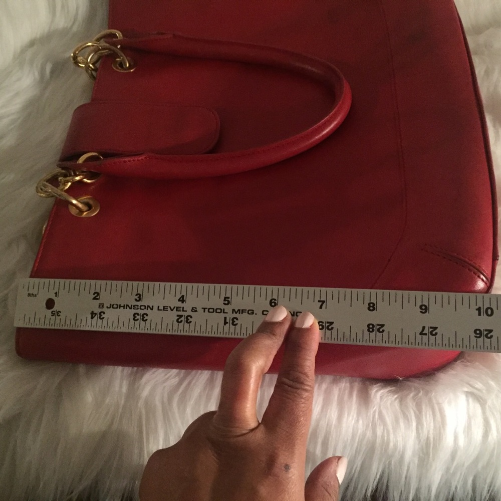 Bloomingdales Red Purse